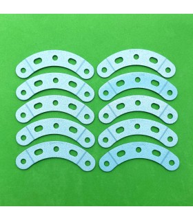 Curved strip stepped 60mm (5h) frozen blue (pack of 10)