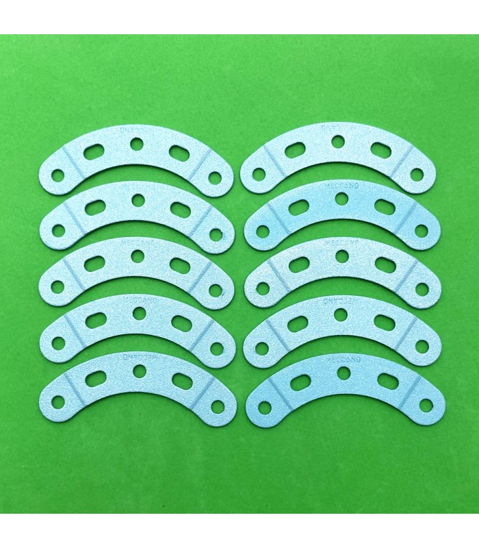 Bande incurvee epaulee l.60 r.60 (5tr) bleu givre (lot de 10) Bande incurvee epaulee l.60 r.60 (5tr) bleu givre (lot de 10)