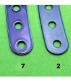 Bande incurvee l.140 r 250 mm (11 tr) bleu