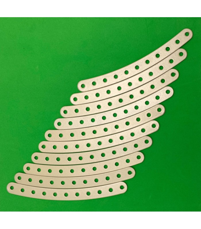 Curved strip l.140 r250 metal beige (pack of 10) Curved strip l.140 r250 metal beige (pack of 10)