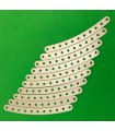 Curved strip l.140 r250 metal beige (pack of 10)