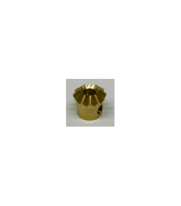 Pignon d'angle 45° 12 dents laiton