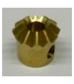 Pignon d'angle 45° 12 dents laiton