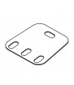 Trapezoidal Plate 37,3X37,3mm red
