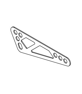 Triangular Plate openwork black
