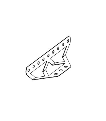 Obtuse trapezoidal braced girder orange