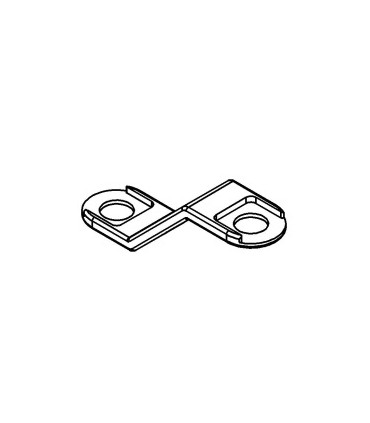 Mj reversed angle bracket 3 holes 135° grass green