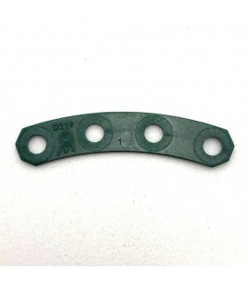 Flexible curved narrow strip 4h plastic dark green