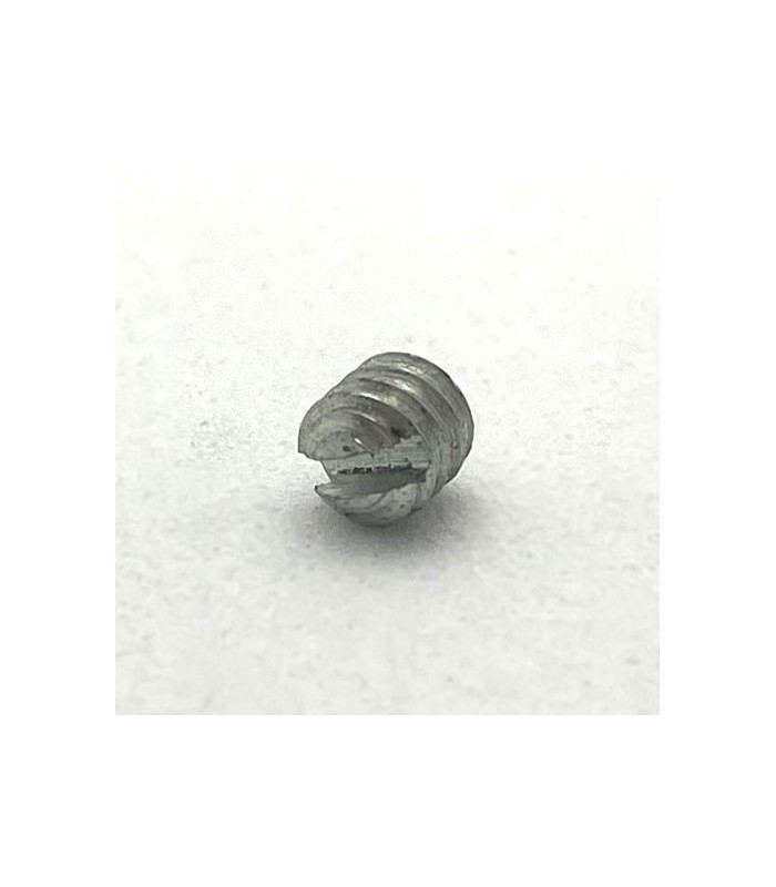 Slotted grub screw 4mm zn