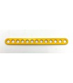 Narrow band double perforations 13 holes yellow