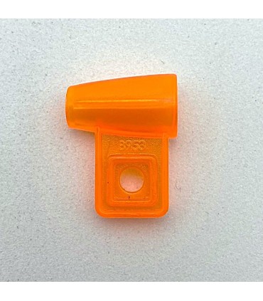 porte-tringle orange fluo transparent