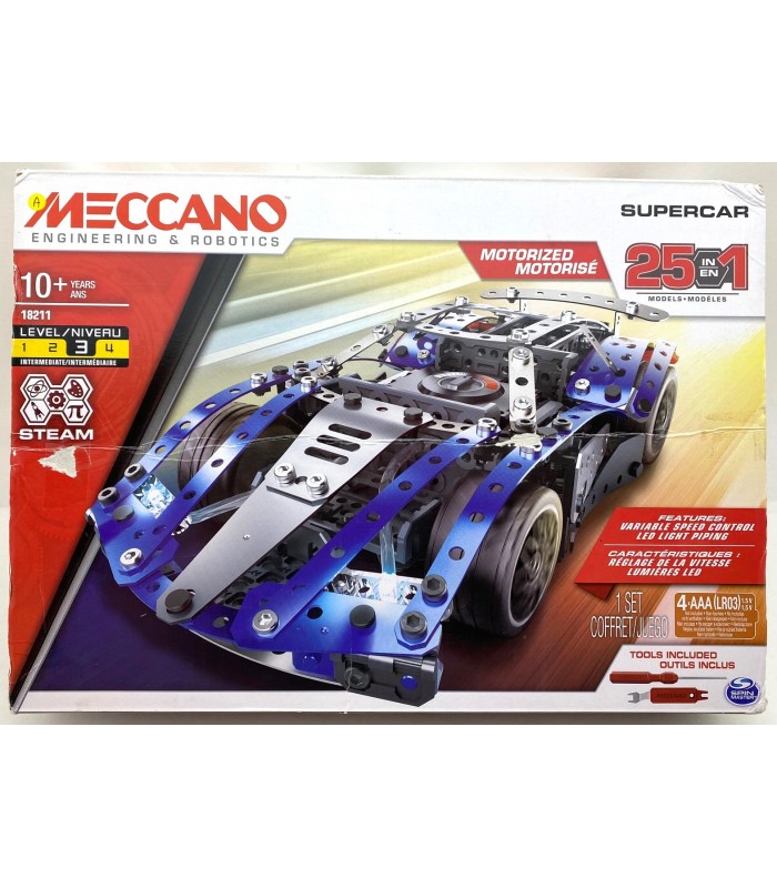 Supercar 25 in 1 box (18211) second hand Supercar 25 in 1 box (18211) second hand