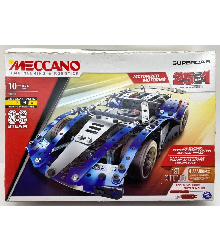 Supercar 25 in 1 box (18211) second hand Supercar 25 in 1 box (18211) second hand