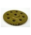 Roue 57 dents moulee dore 3 pans