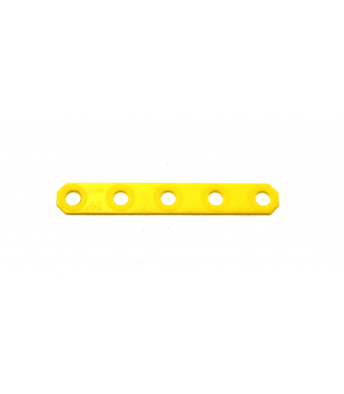 Bande étroite flexible 5tr plastique jaune
