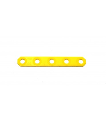 Bande étroite flexible 5tr plastique jaune