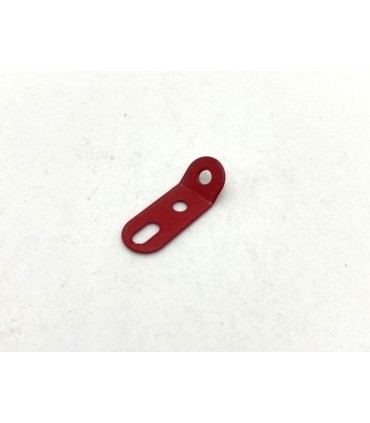 Obtuse angle bracket 26x12mm gliterry red