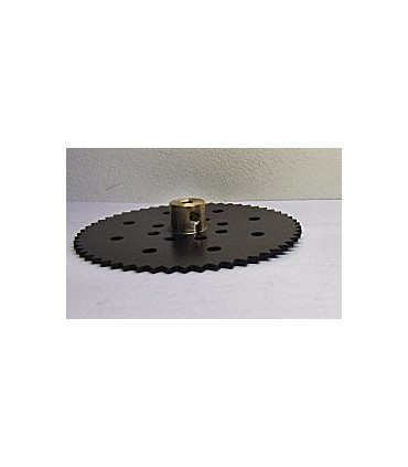 Roue de chaine 56 dents ø 75 mm noir