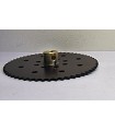Roue de chaine 56 dents ø 75 mm noir