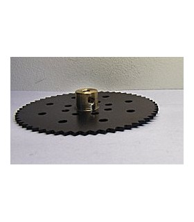 Roue de chaine 56 dents ø 75 mm noir