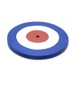 Tricolor wooden cockade diameter 82mm