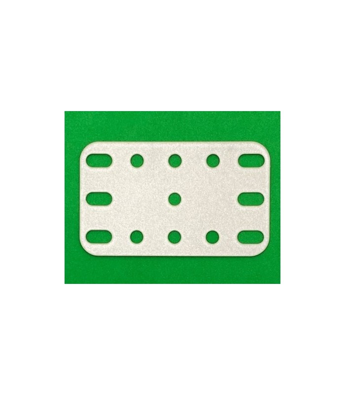 Metal flexible plate 60 x 40 mm beige metal Metal flexible plate 60 x 40 mm beige metal