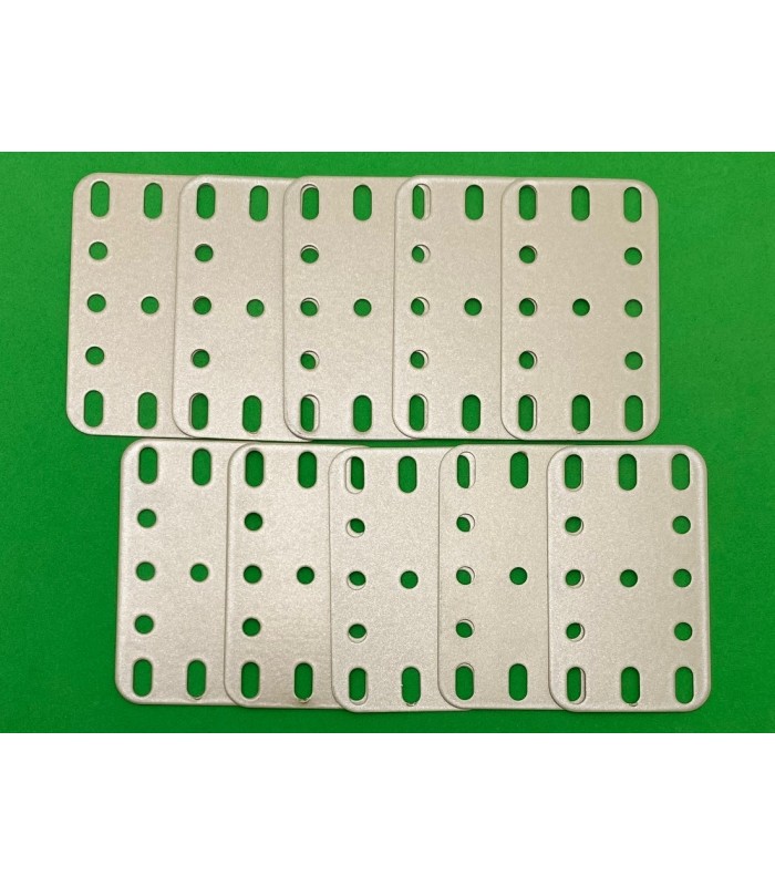 Metal flexible plate 60 x 40 mm beige metal (set of 10) Metal flexible plate 60 x 40 mm beige metal (set of 10)