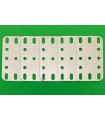 Metal flexible plate 3x5h (40x60mm) beige metal (pack of 5)