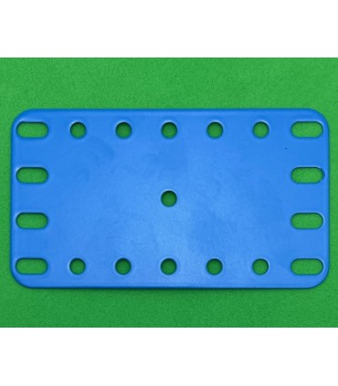 Metal Flexible Plate 7x4h (90X50mm) blue f1