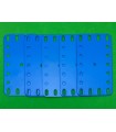 Metal Flexible Plate 7x4h (90X50mm) blue f1 (set of 5)