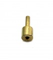 Brass plated Adaptor for screwed rod second hand