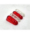 Feux arrière petit modèle rouge et transparent (2 de chaque) (groupe d'éclairage) de seconde main