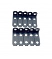 Equerre étroite 26 x 12 mm gris f1 (lot de 10)