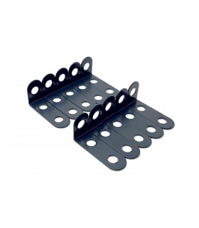 Equerre étroite 26 x 12 mm gris f1 (lot de 10)