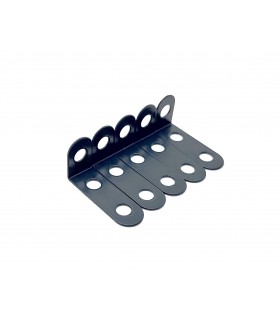 Narrow angle bracket 26 x 12 mm grey f1 (set of 5)