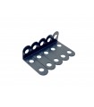 Narrow angle bracket 26 x 12 mm grey f1 (set of 5)