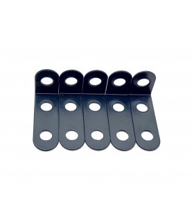 Narrow angle bracket 26 x 12 mm grey f1 (set of 5)