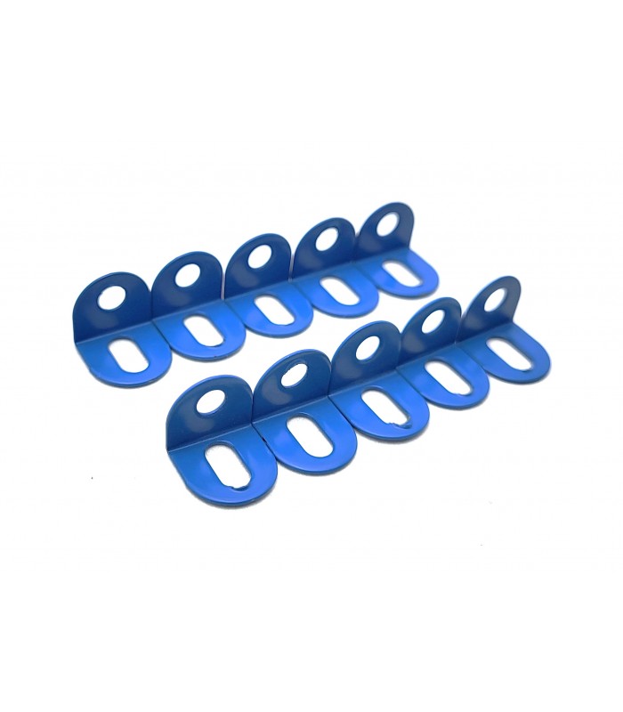Equerre 90° (13x10mm) bleu f1 (lot de 10) Equerre 90° (13x10mm) bleu f1 (lot de 10)