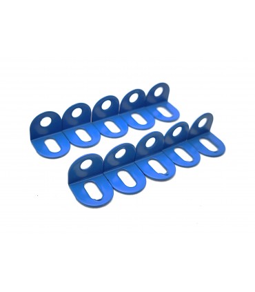Equerre 90° (13x10mm) bleu f1 (lot de 10)