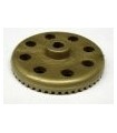 Roue chant 50 dents doree 3 pans