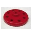 Roue chant 50 dents rouge 3 pans