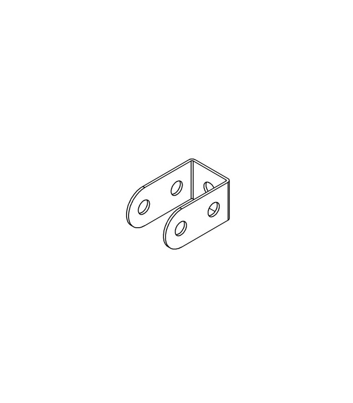Support double 25x12mm jaune d'occasion Support double 25x12mm jaune d'occasion