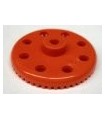 Roue chant 50 dents orange 3 pans
