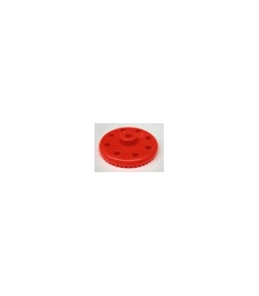 Roue chant 50 dents orange fluo 3 pans