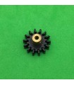Gear wheel 14 th ø25,4mm black with boss