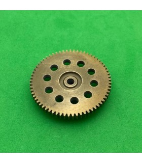Gear wheel 10 holes 65 teeth width 3mm one-piece brass