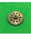 Gear wheel 10 holes 65 teeth width 3mm one-piece brass