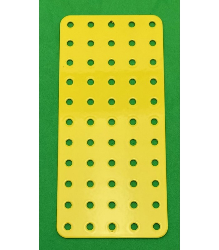 Flat plate 5x11 holes yellow Flat plate 5x11 holes yellow