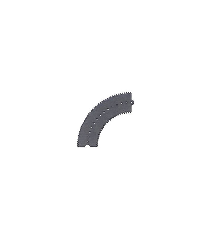 Secteur dente 4 pour le cercle Secteur dente 4 pour le cercle