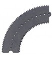 Secteur dente 4 pour le cercle